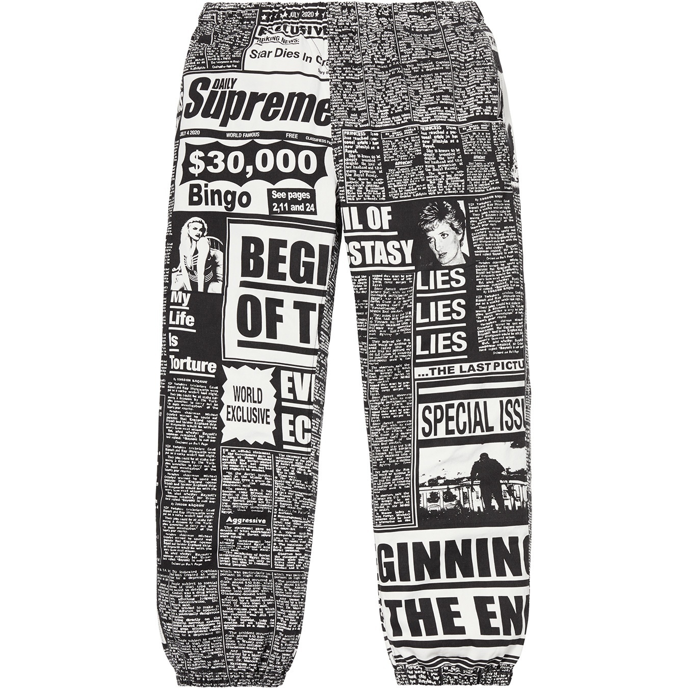 Newsprint Skate Pant view 5